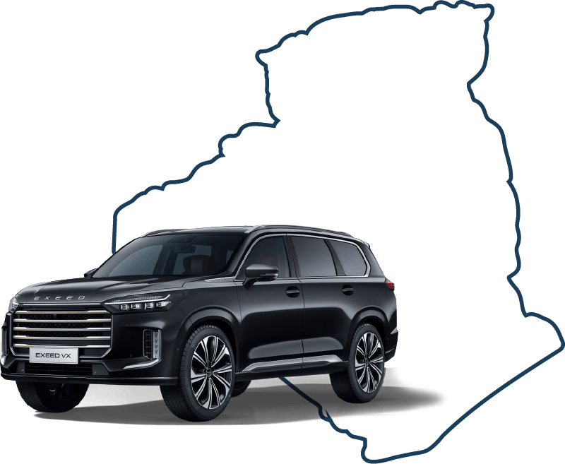 SUV Locasym sur le contour de la région de Sétif